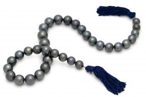 Tahitian black pearls