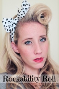 HAIR DIY: “Rockability Roll” A Pin-Up Hair Tutorial by Abby Smith