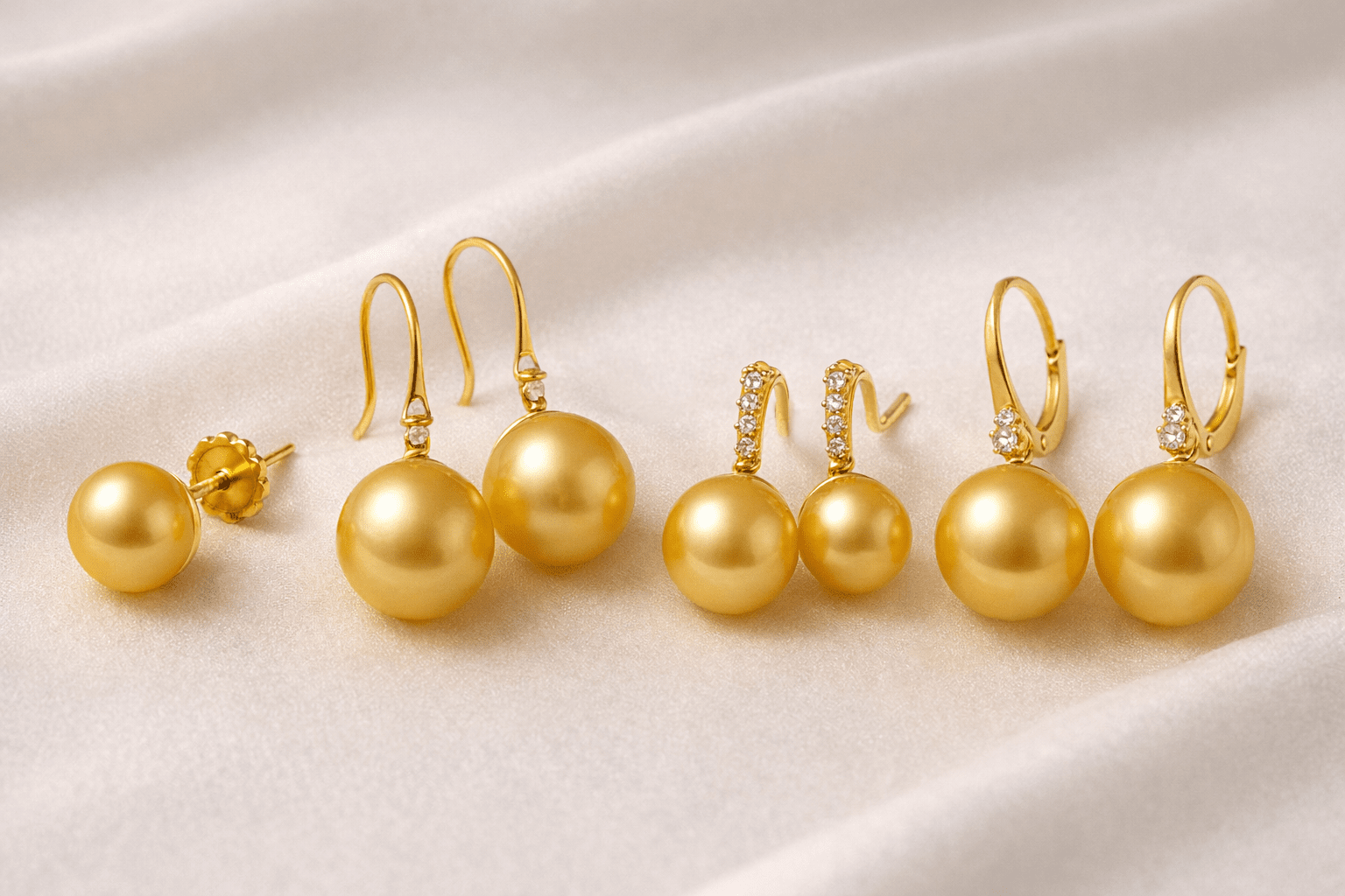 Stil-Optionen für Perlenohrringe