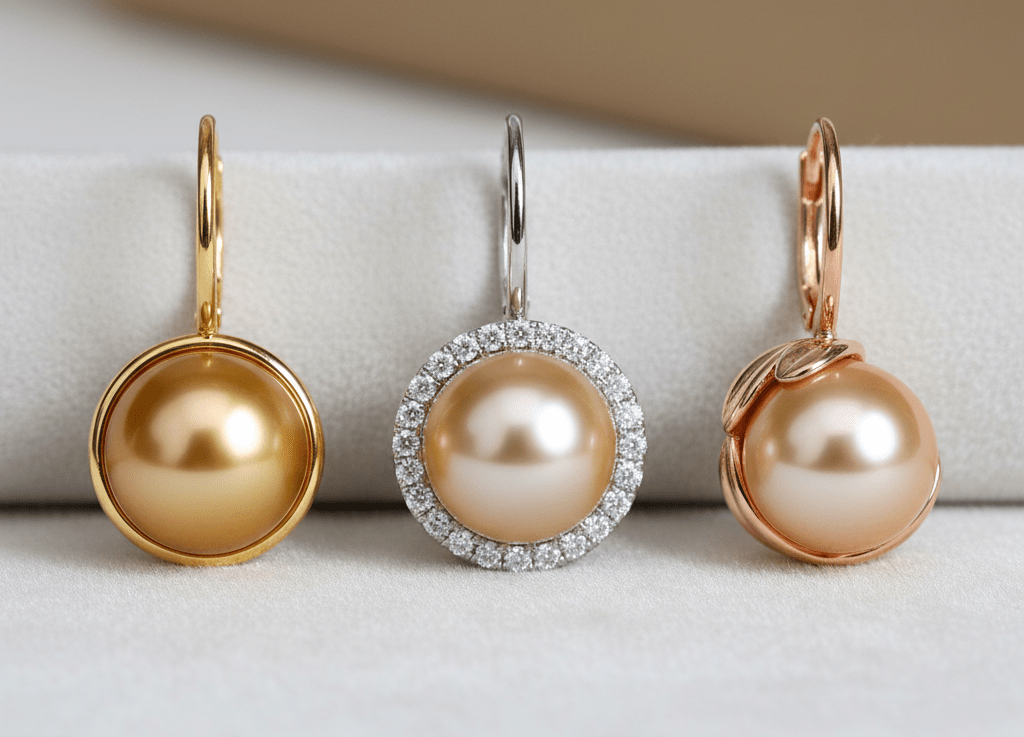 Metallwahl für goldene Perlen