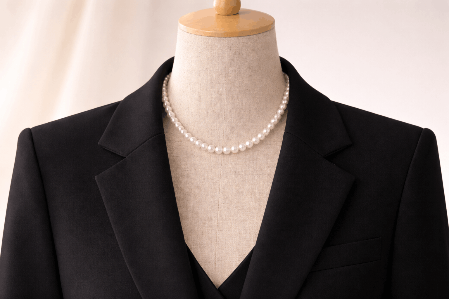 pearlsonly-blog-113-image-3-pearl - Schwarzer Blazer mit Perlenketten stylen - Perlenschmuck - pearlsonly