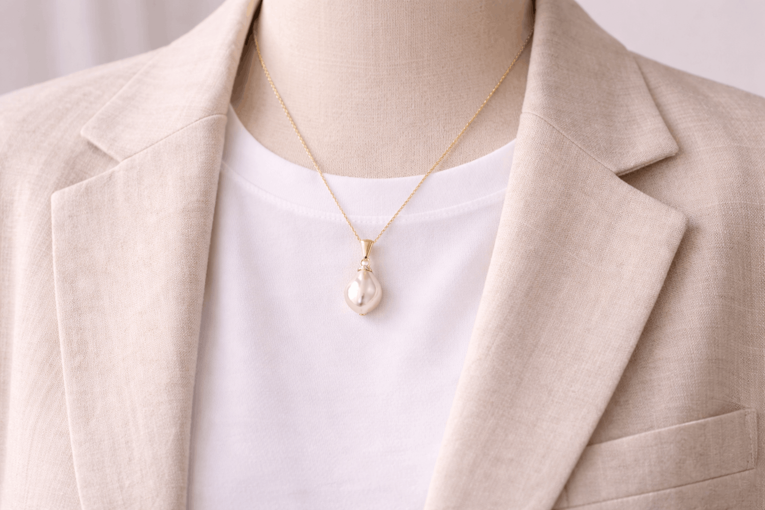 pearlsonly-blog-113-image-6-pearl - Weekend-Casual beim Tragen von Blazern mit Perlenketten - Perlenschmuck - pearlsonly