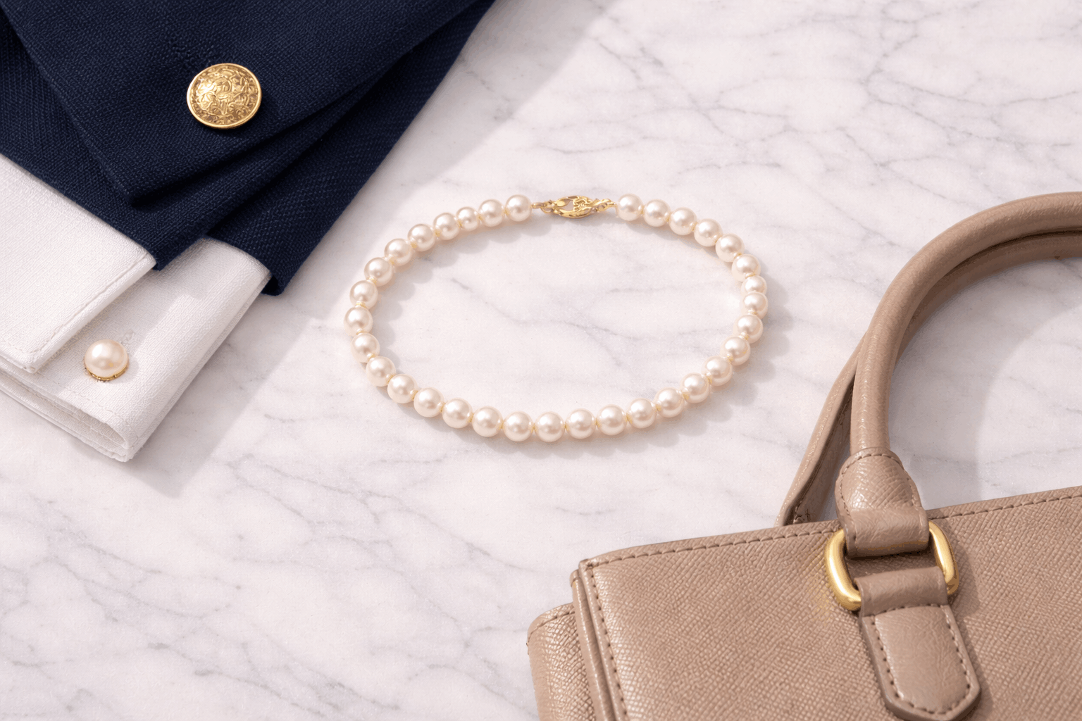 08. Styling von Süßwasserperlen-Armbändern