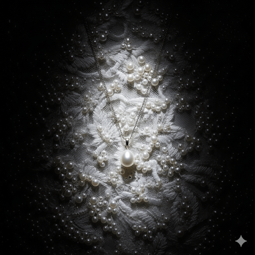 03. Wenn weniger mehr ist – Starke Verzierung und Perlenschmuck