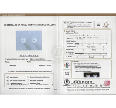 8.5-9mm Hanadama - AAAA-Qualität Japanische Akoya Paar Ohrringe in \Hanadama\ is a Japanese term used to describe the highest quality of Akoya pearls. It doesn't have a direct German translation, but in German it would still be referred to as \Hanadama\. 