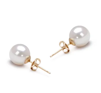 7.5-8mm AAA-Qualität Japanische Akoya Paar Ohrringe in Weiß 7.5-8mm AAA-Qualität Japanische Akoya Paar Ohrringe in Weiß