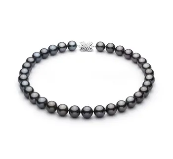 12-13.1mm AAA-Qualität Tahitisch Perlenhalskette in Schwarz 12-13.1mm AAA-Qualität Tahitisch Perlenhalskette in Schwarz