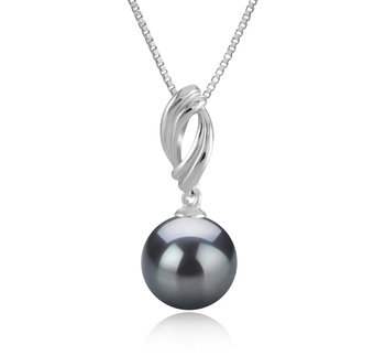 9-10mm AAA-Qualität Tahitisch Perlenanhänger in Shamara Schwarz