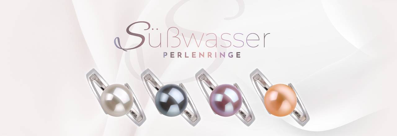 PearlsOnly Süßwasserperlenringe
