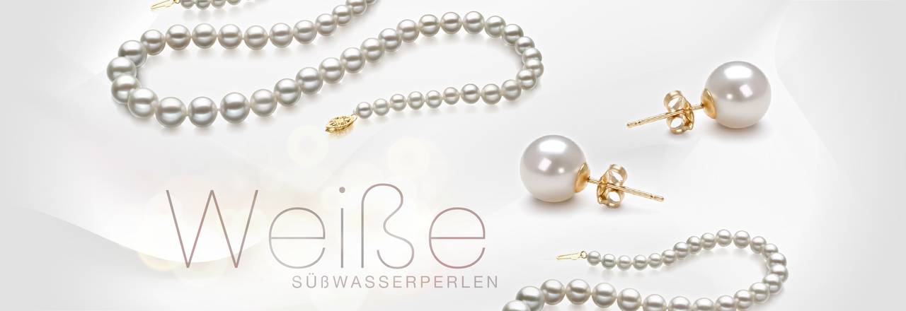 PearlsOnly Weiße Süßwasserperlen